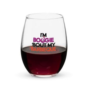 Stemless wine glass